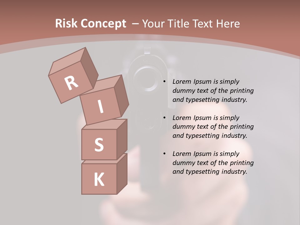 Danger Threat Assassin PowerPoint Template