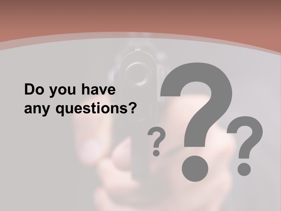 Danger Threat Assassin PowerPoint Template