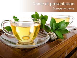 Beverage Beauty Transparent PowerPoint Template