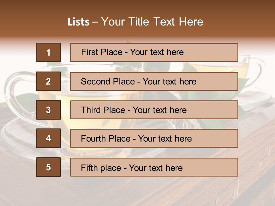 Beverage Beauty Transparent PowerPoint Template