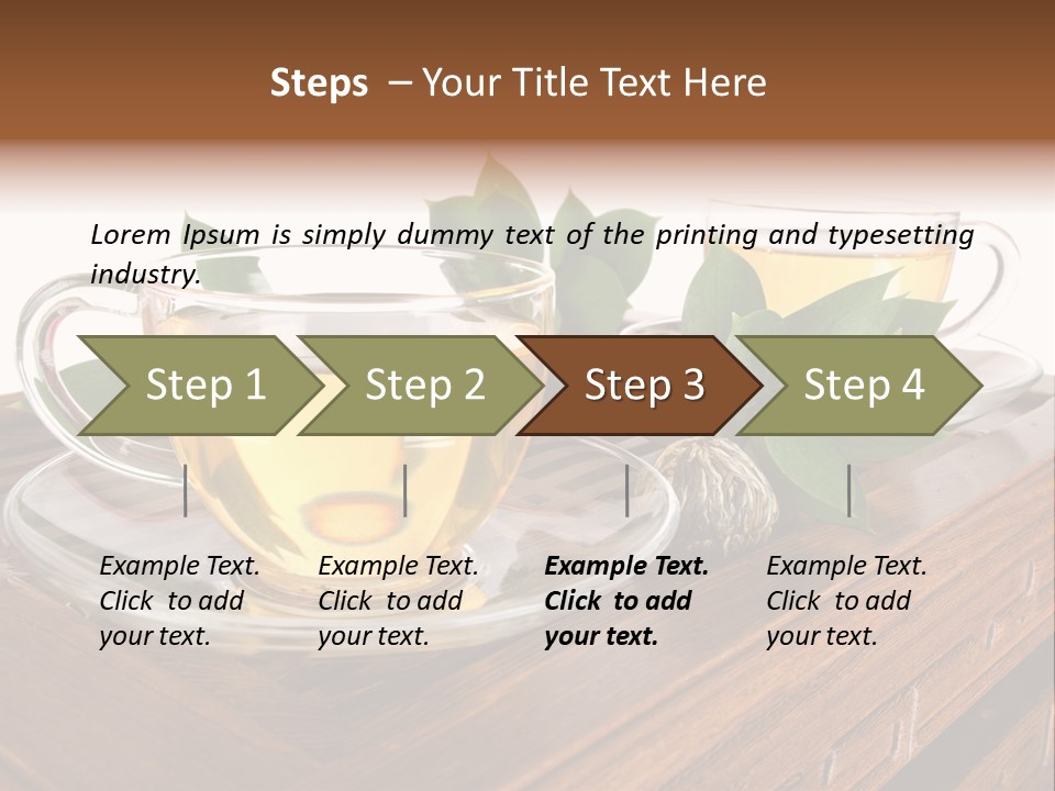 Beverage Beauty Transparent PowerPoint Template