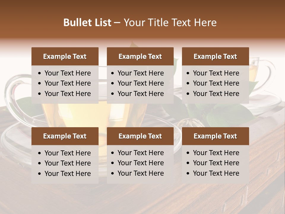 Beverage Beauty Transparent PowerPoint Template