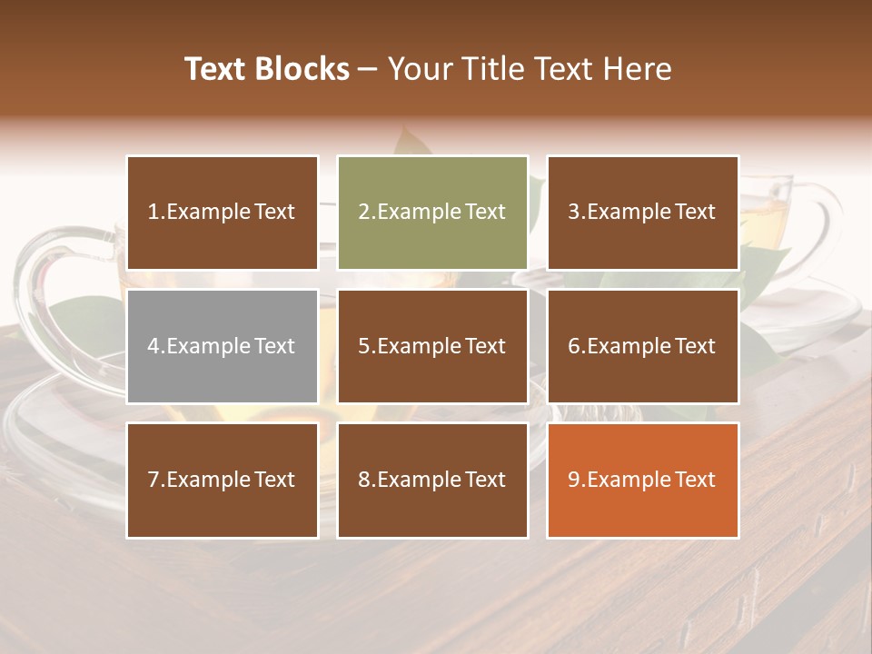 Beverage Beauty Transparent PowerPoint Template