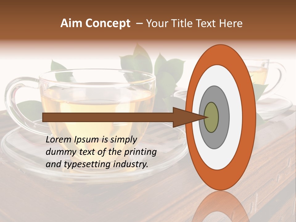 Beverage Beauty Transparent PowerPoint Template