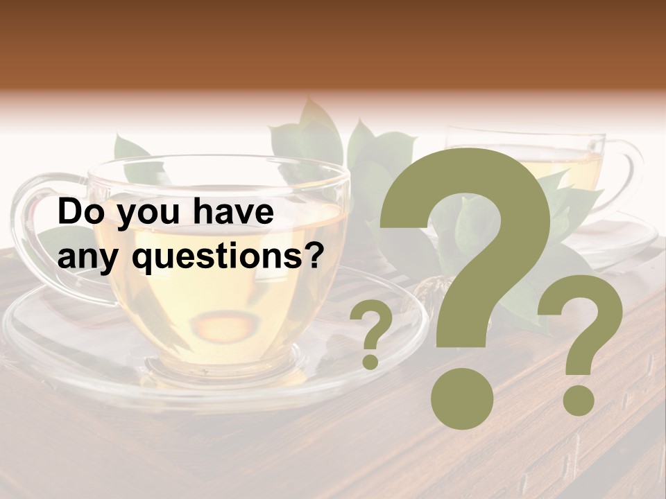 Beverage Beauty Transparent PowerPoint Template