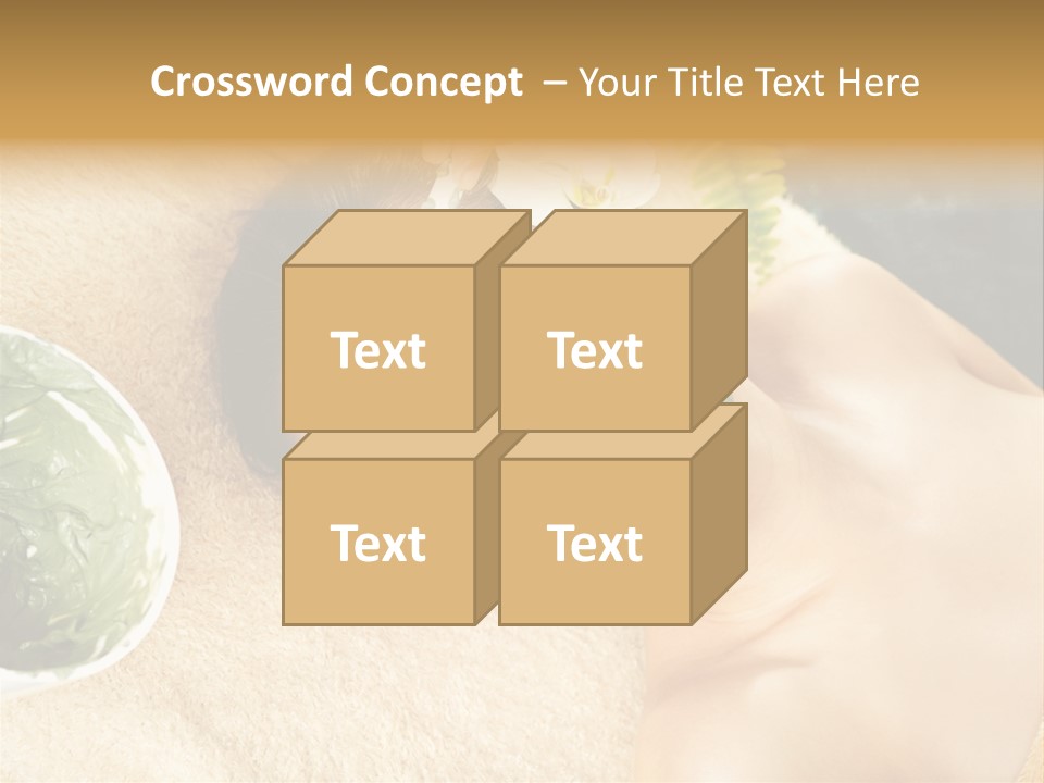 Pampering Face Relaxation PowerPoint Template