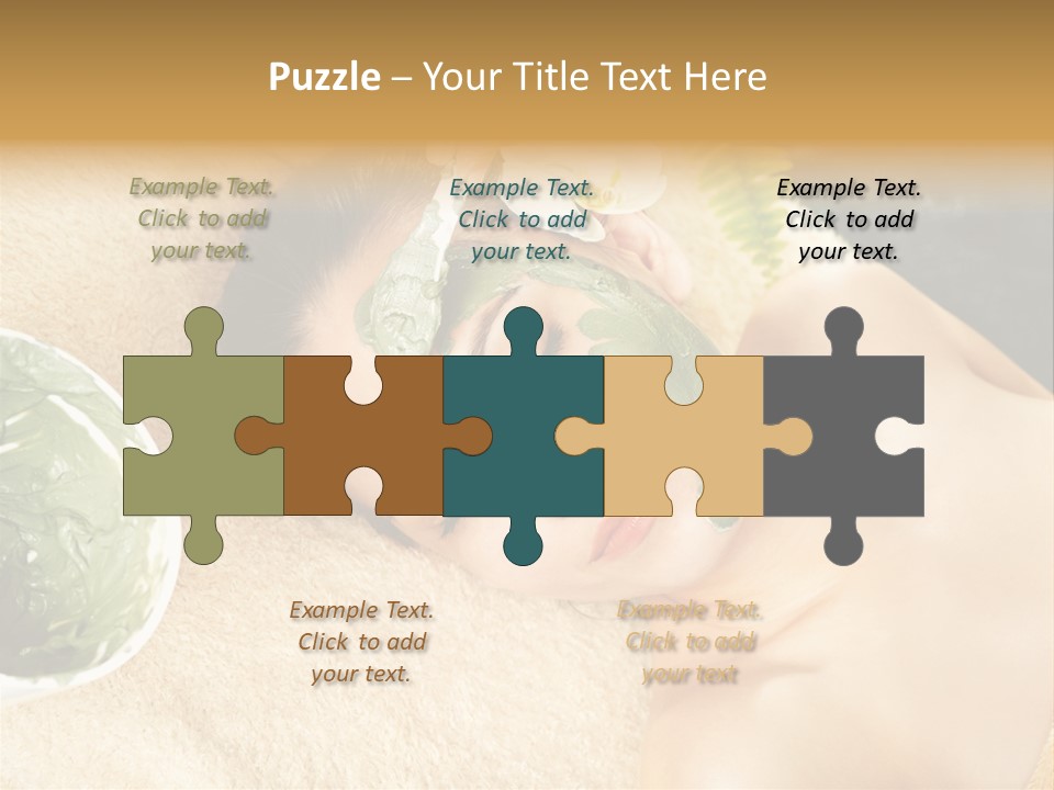 Pampering Face Relaxation PowerPoint Template