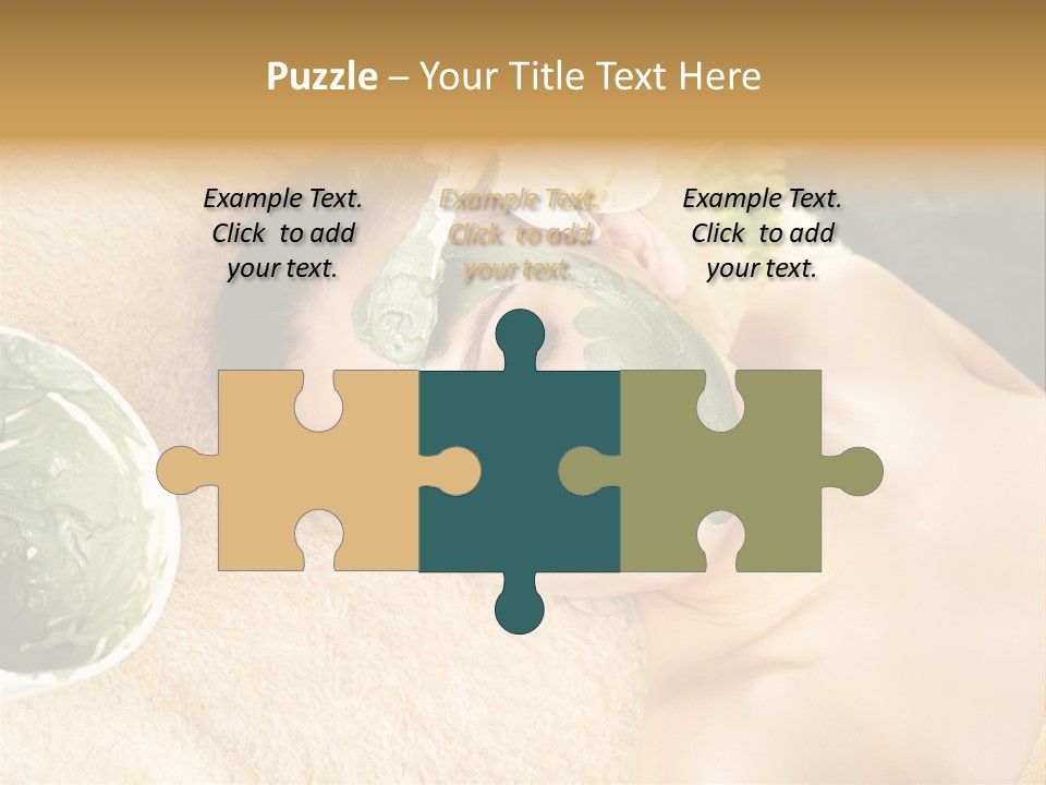 Pampering Face Relaxation PowerPoint Template