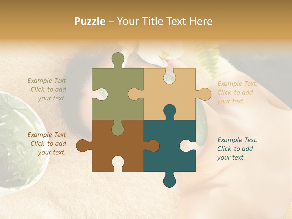 Pampering Face Relaxation PowerPoint Template