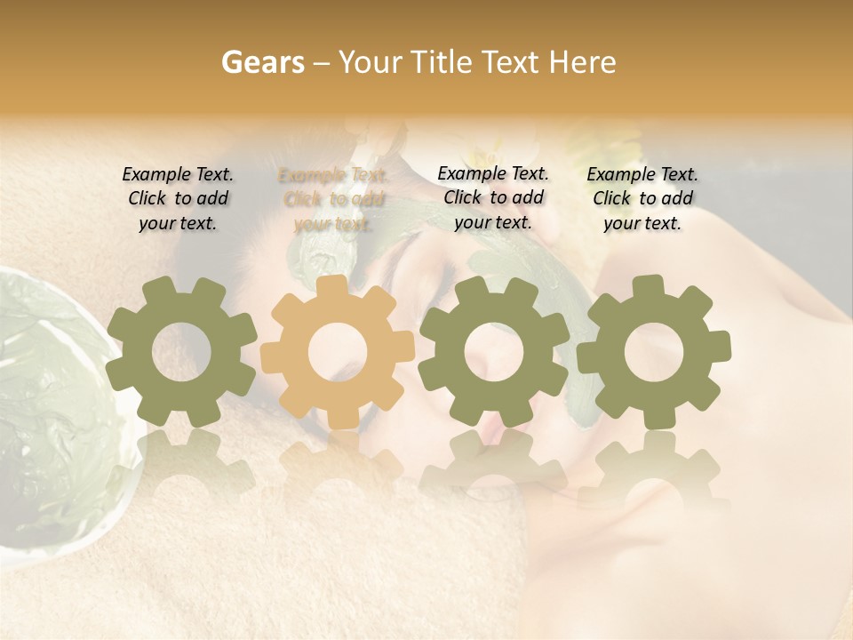 Pampering Face Relaxation PowerPoint Template