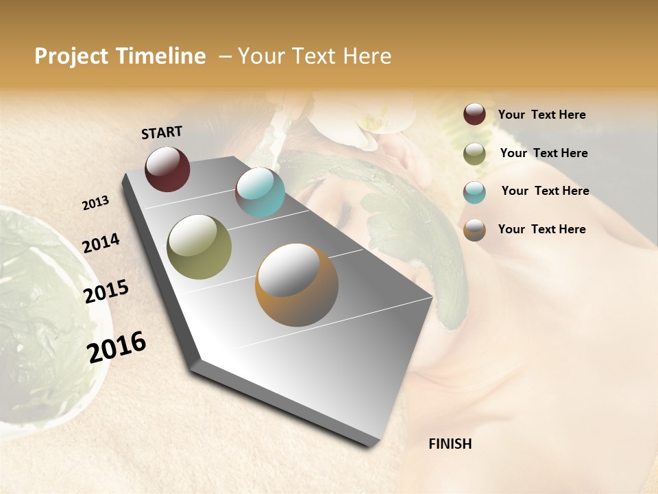Pampering Face Relaxation PowerPoint Template