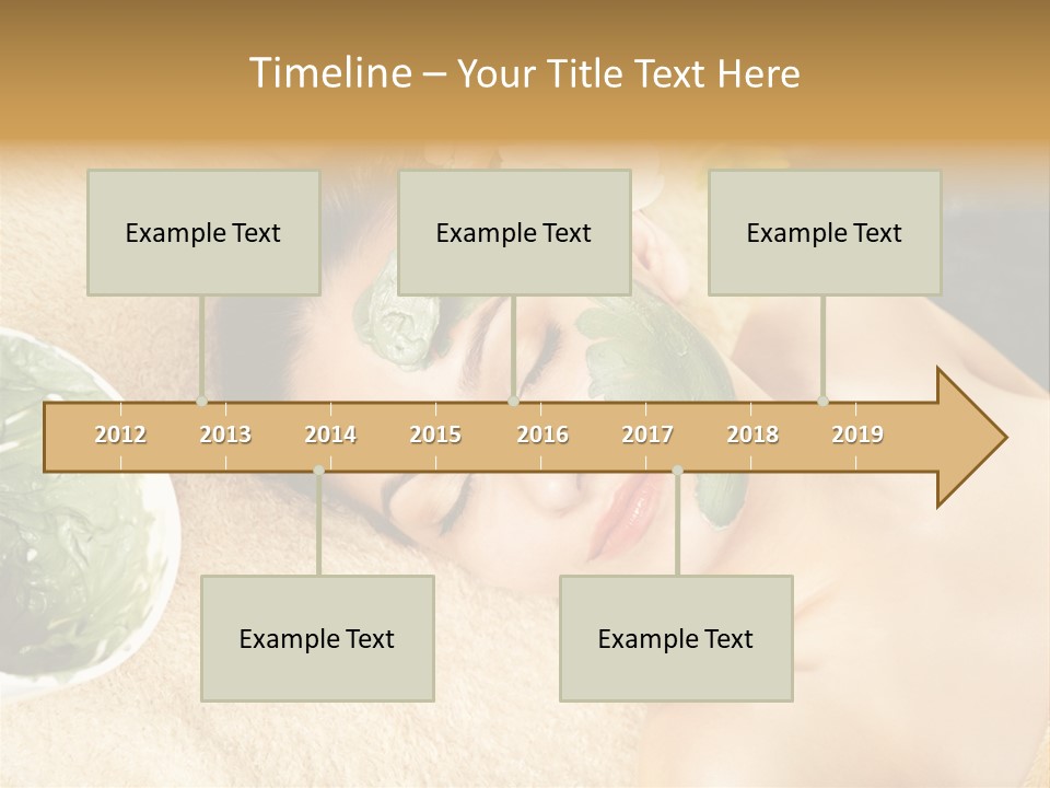 Pampering Face Relaxation PowerPoint Template