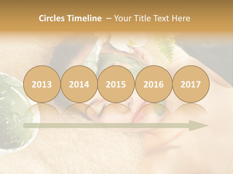 Pampering Face Relaxation PowerPoint Template