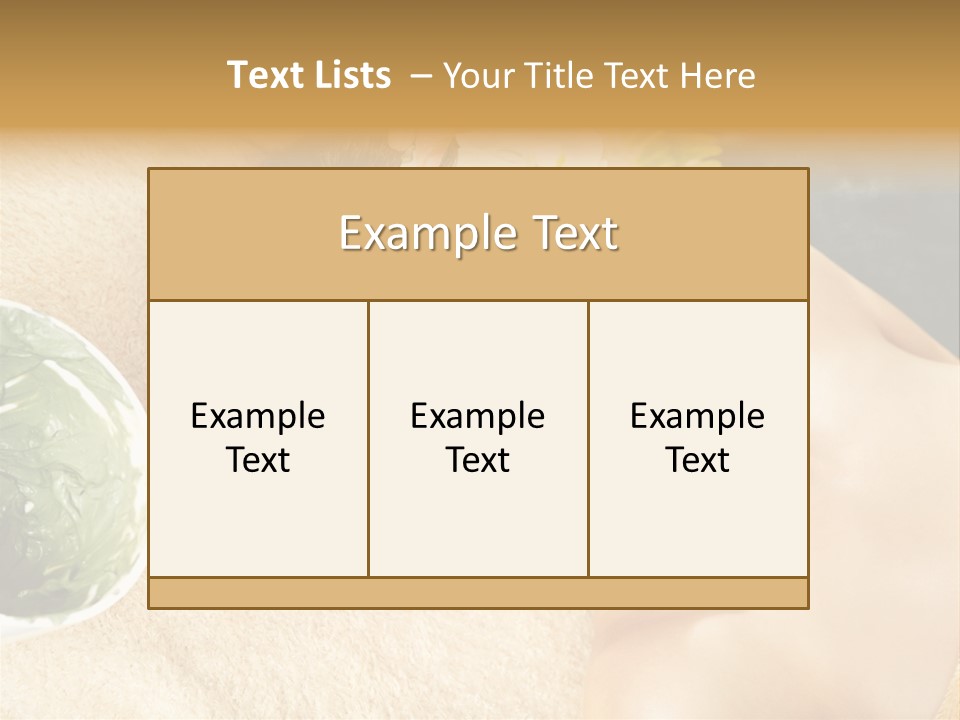 Pampering Face Relaxation PowerPoint Template