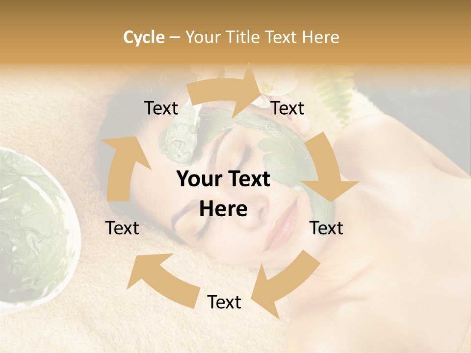 Pampering Face Relaxation PowerPoint Template