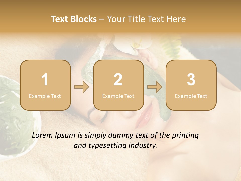 Pampering Face Relaxation PowerPoint Template