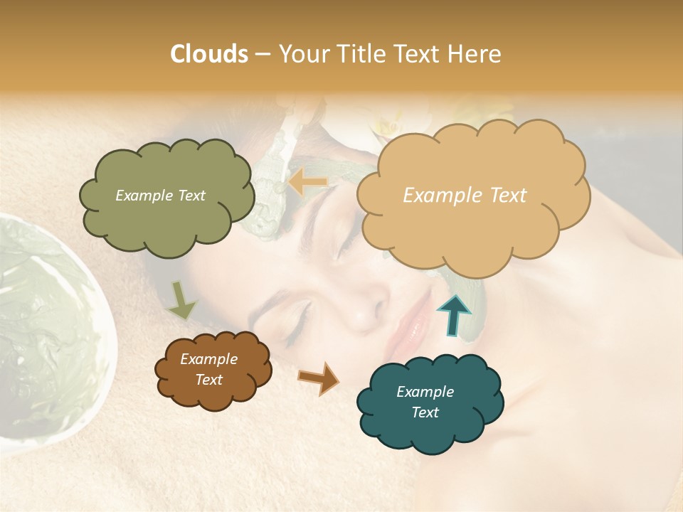Pampering Face Relaxation PowerPoint Template