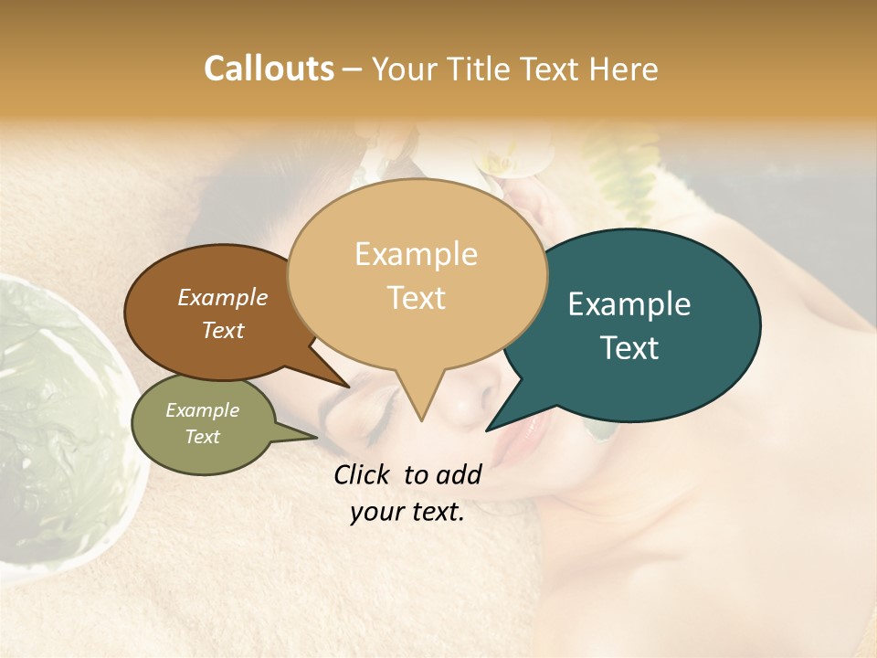 Pampering Face Relaxation PowerPoint Template