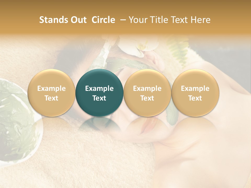 Pampering Face Relaxation PowerPoint Template