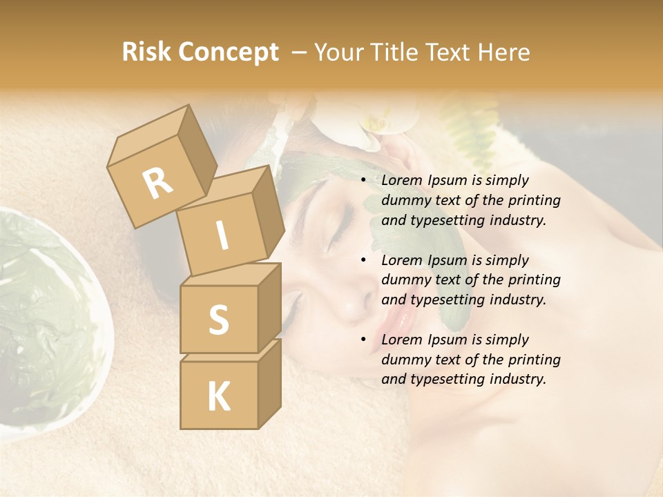 Pampering Face Relaxation PowerPoint Template