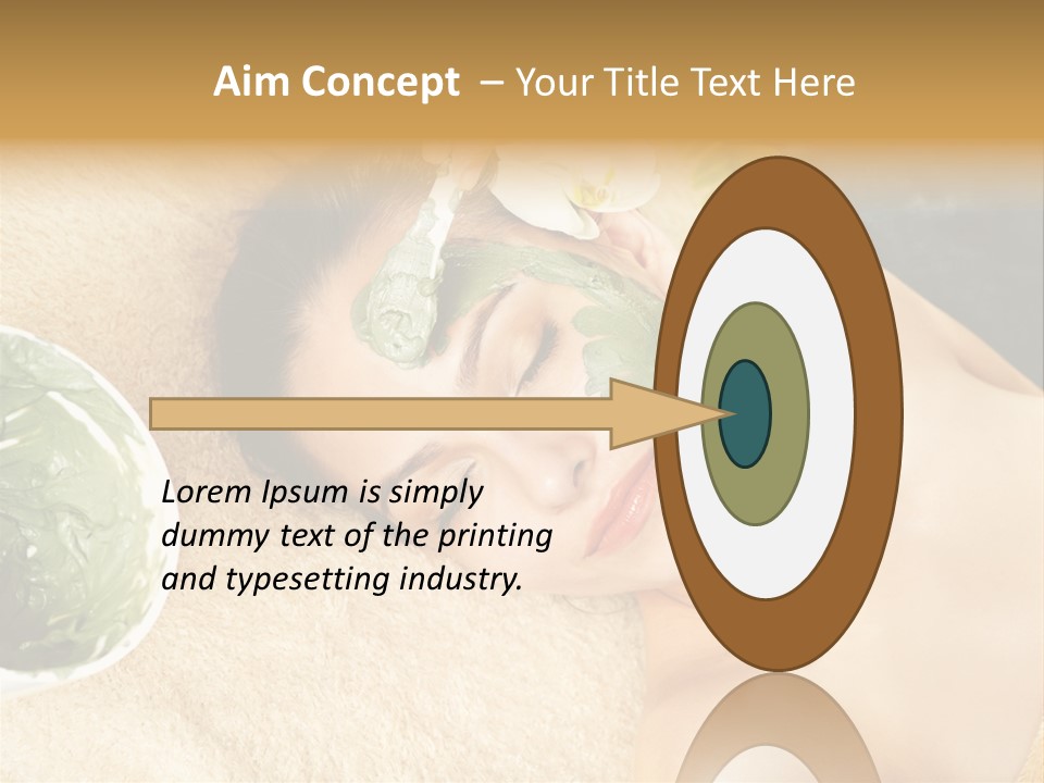 Pampering Face Relaxation PowerPoint Template