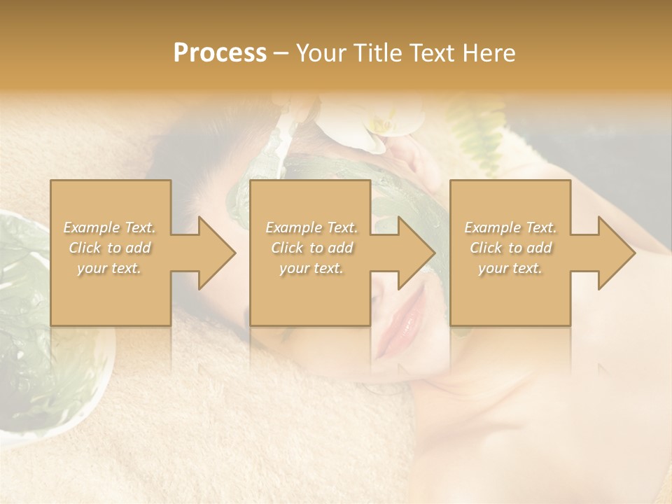 Pampering Face Relaxation PowerPoint Template