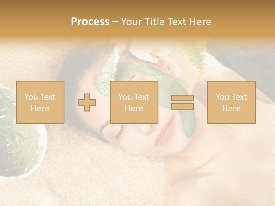 Pampering Face Relaxation PowerPoint Template