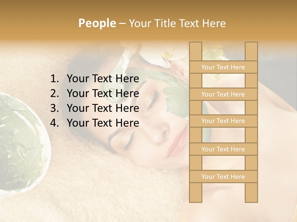 Pampering Face Relaxation PowerPoint Template