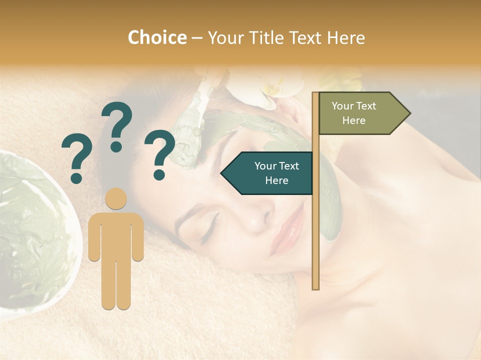 Pampering Face Relaxation PowerPoint Template