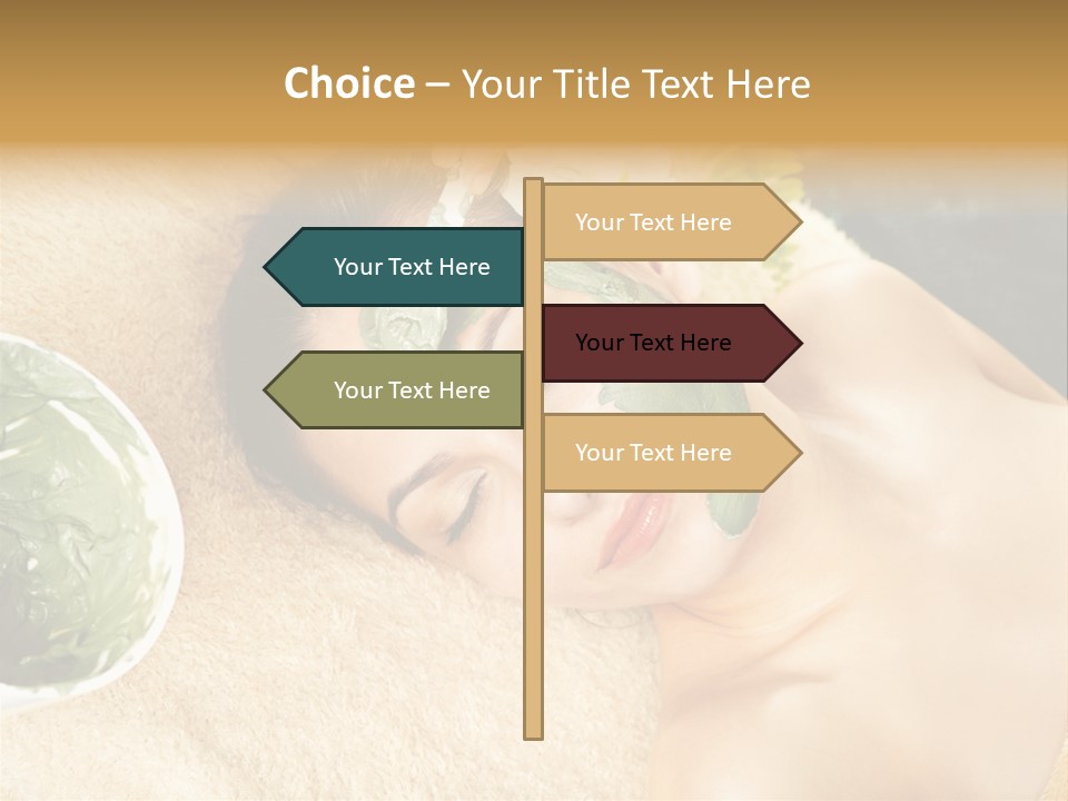 Pampering Face Relaxation PowerPoint Template