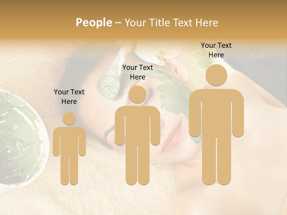 Pampering Face Relaxation PowerPoint Template