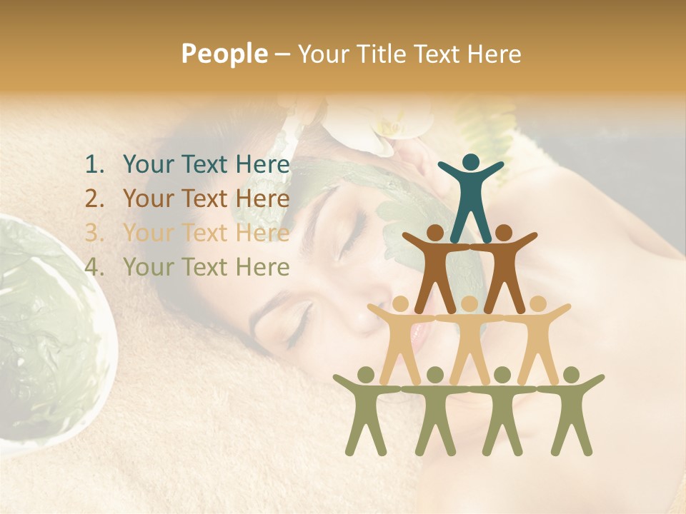 Pampering Face Relaxation PowerPoint Template