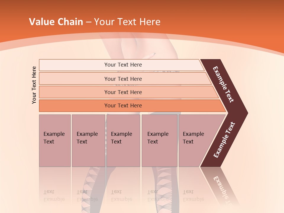 A Woman In Lingerie And Stockings Is Posing For A Picture PowerPoint Template