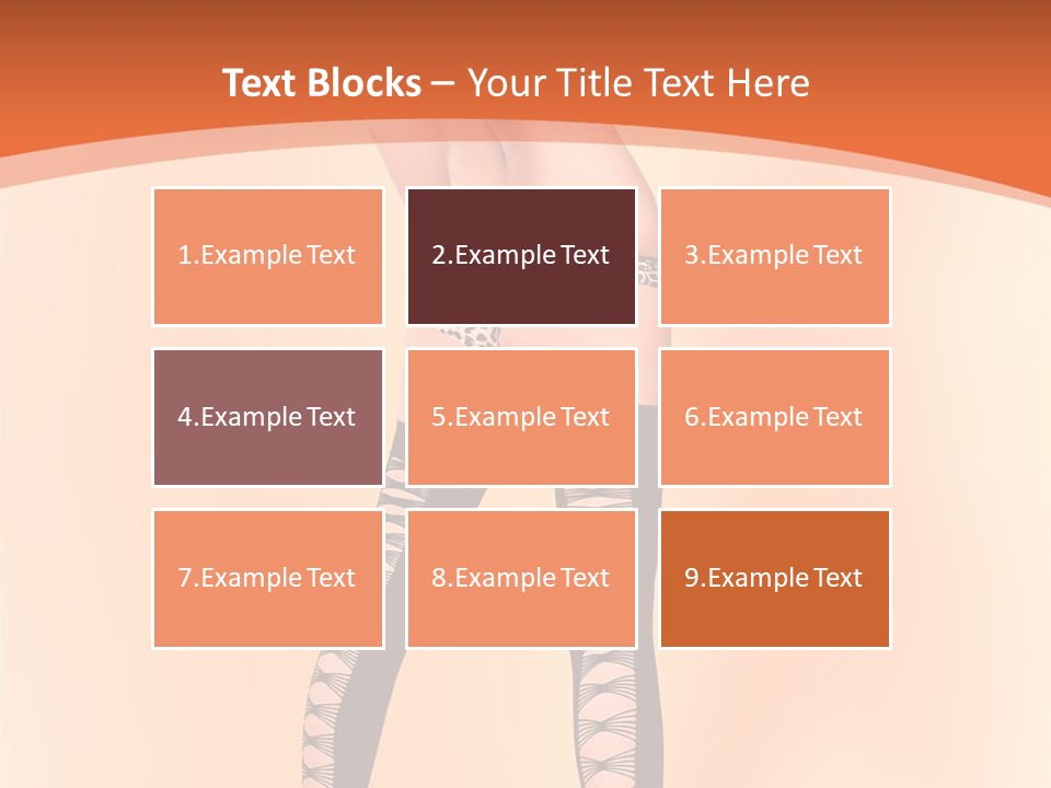 A Woman In Lingerie And Stockings Is Posing For A Picture PowerPoint Template