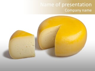 Dairy Piece Yellow PowerPoint Template