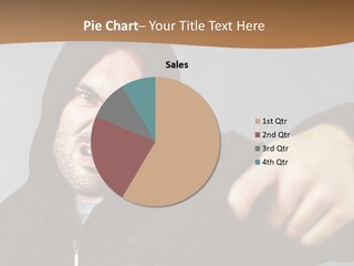 Gunman Male Terrorist PowerPoint Template