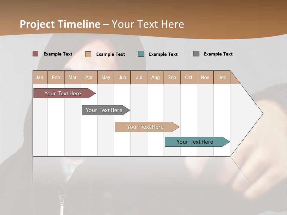 Gunman Male Terrorist PowerPoint Template