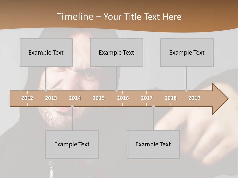 Gunman Male Terrorist PowerPoint Template