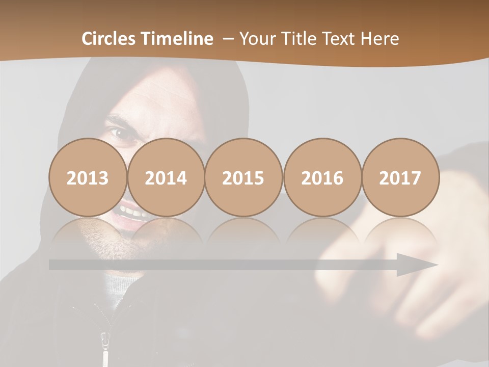 Gunman Male Terrorist PowerPoint Template