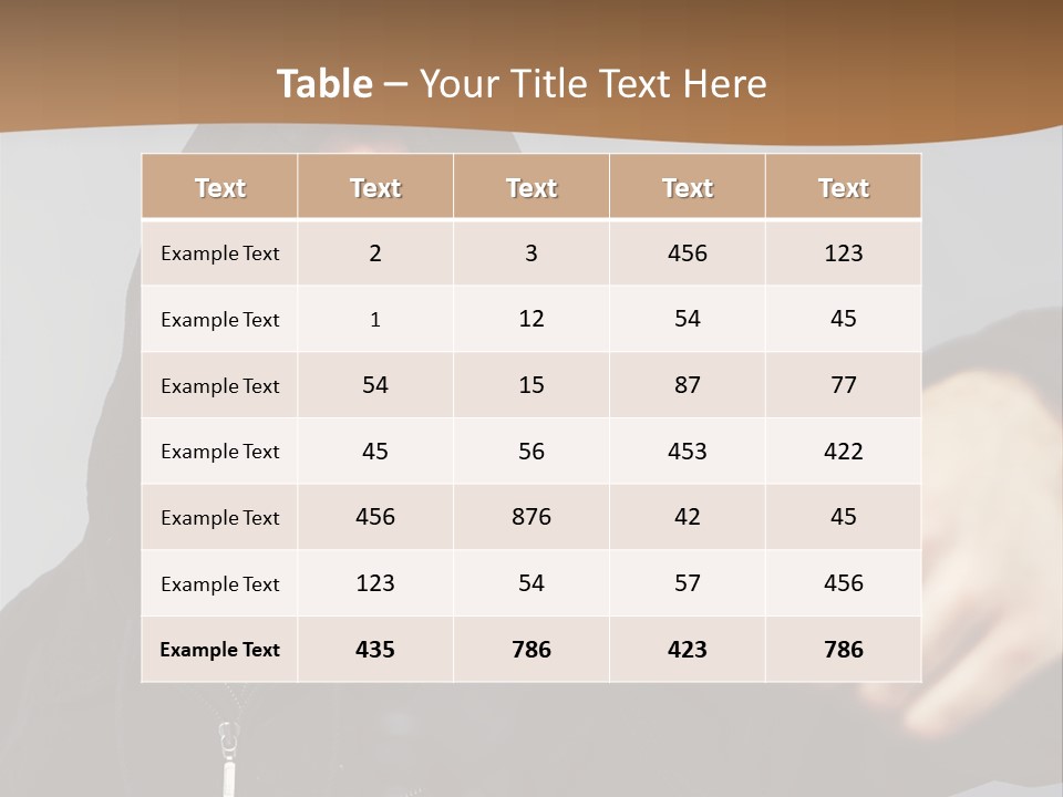 Gunman Male Terrorist PowerPoint Template