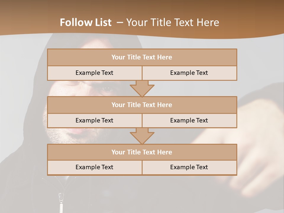 Gunman Male Terrorist PowerPoint Template