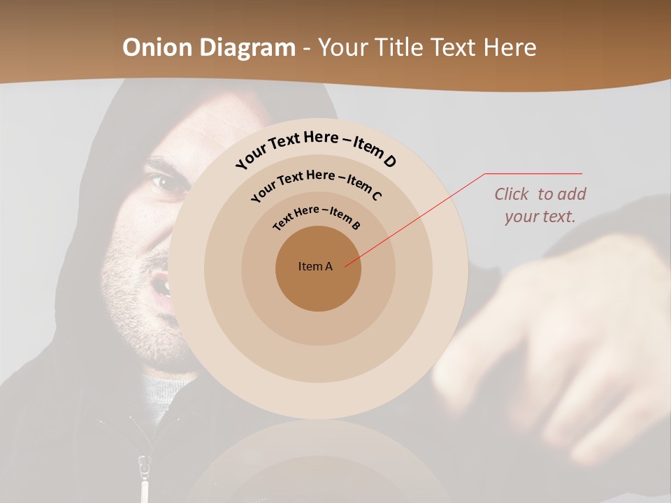 Gunman Male Terrorist PowerPoint Template