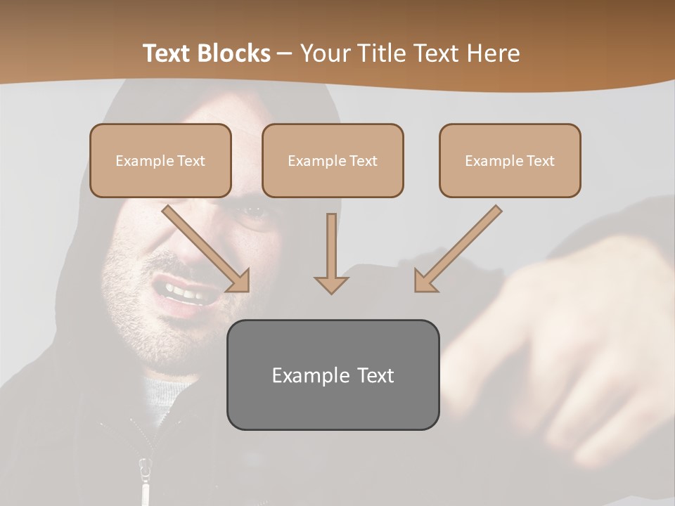Gunman Male Terrorist PowerPoint Template