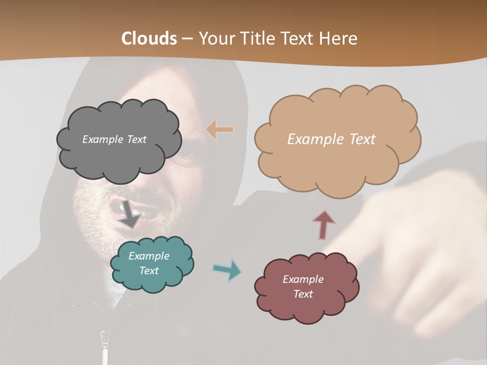 Gunman Male Terrorist PowerPoint Template