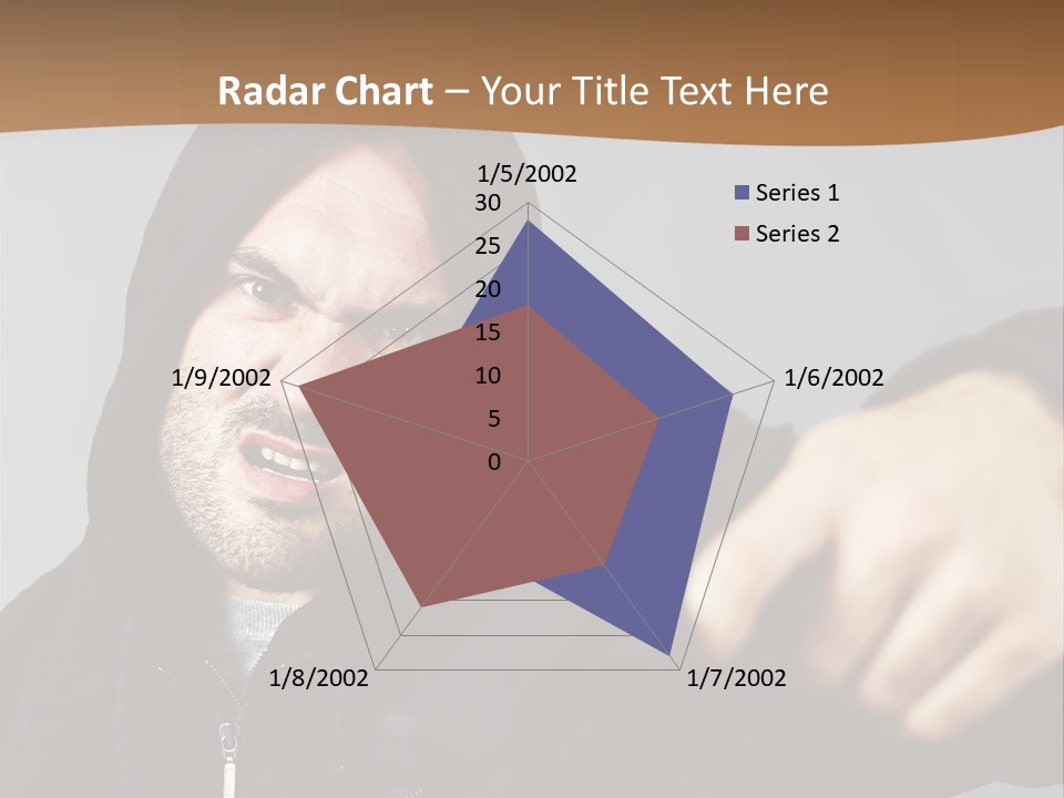 Gunman Male Terrorist PowerPoint Template