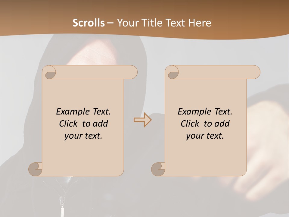 Gunman Male Terrorist PowerPoint Template