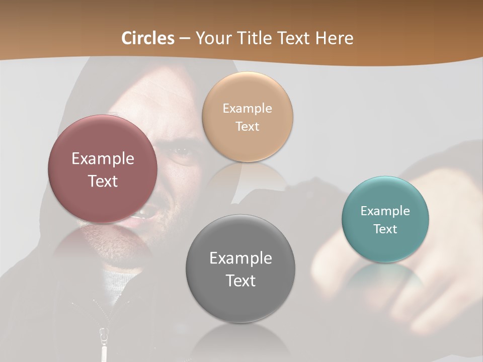 Gunman Male Terrorist PowerPoint Template