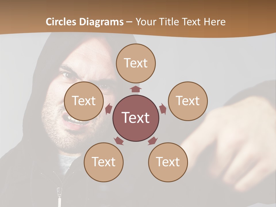 Gunman Male Terrorist PowerPoint Template