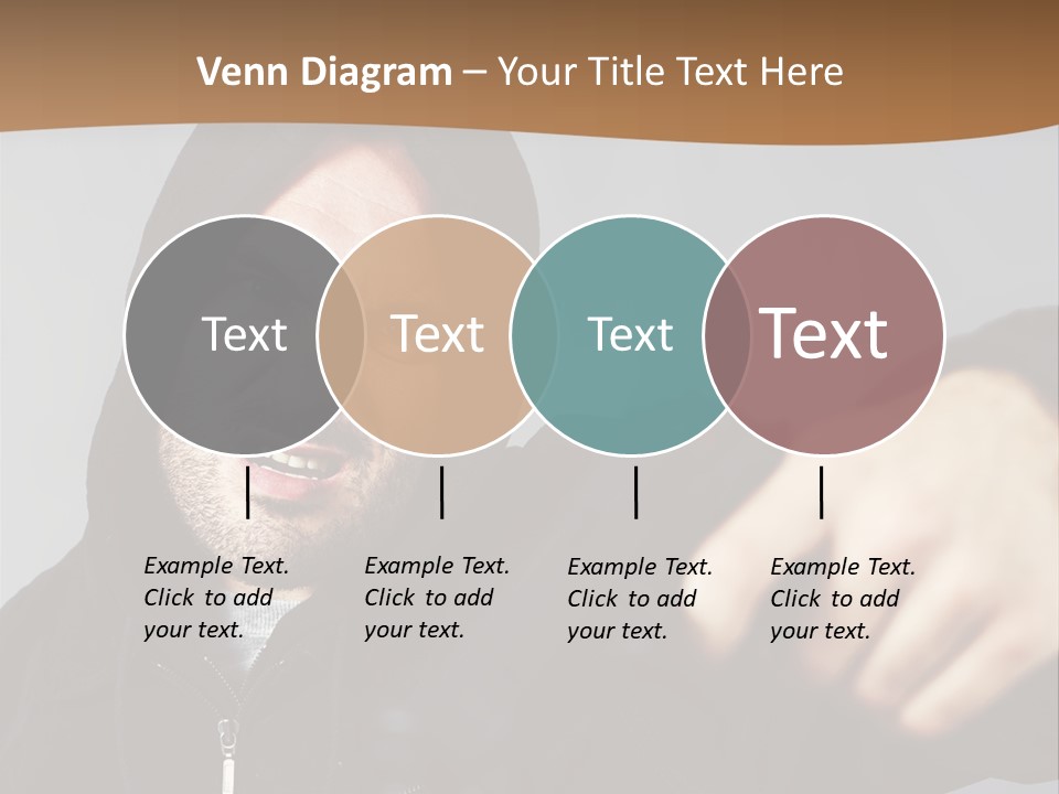 Gunman Male Terrorist PowerPoint Template