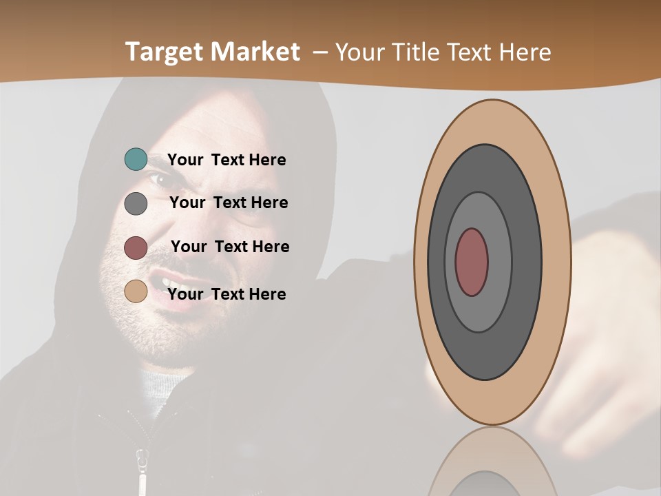 Gunman Male Terrorist PowerPoint Template